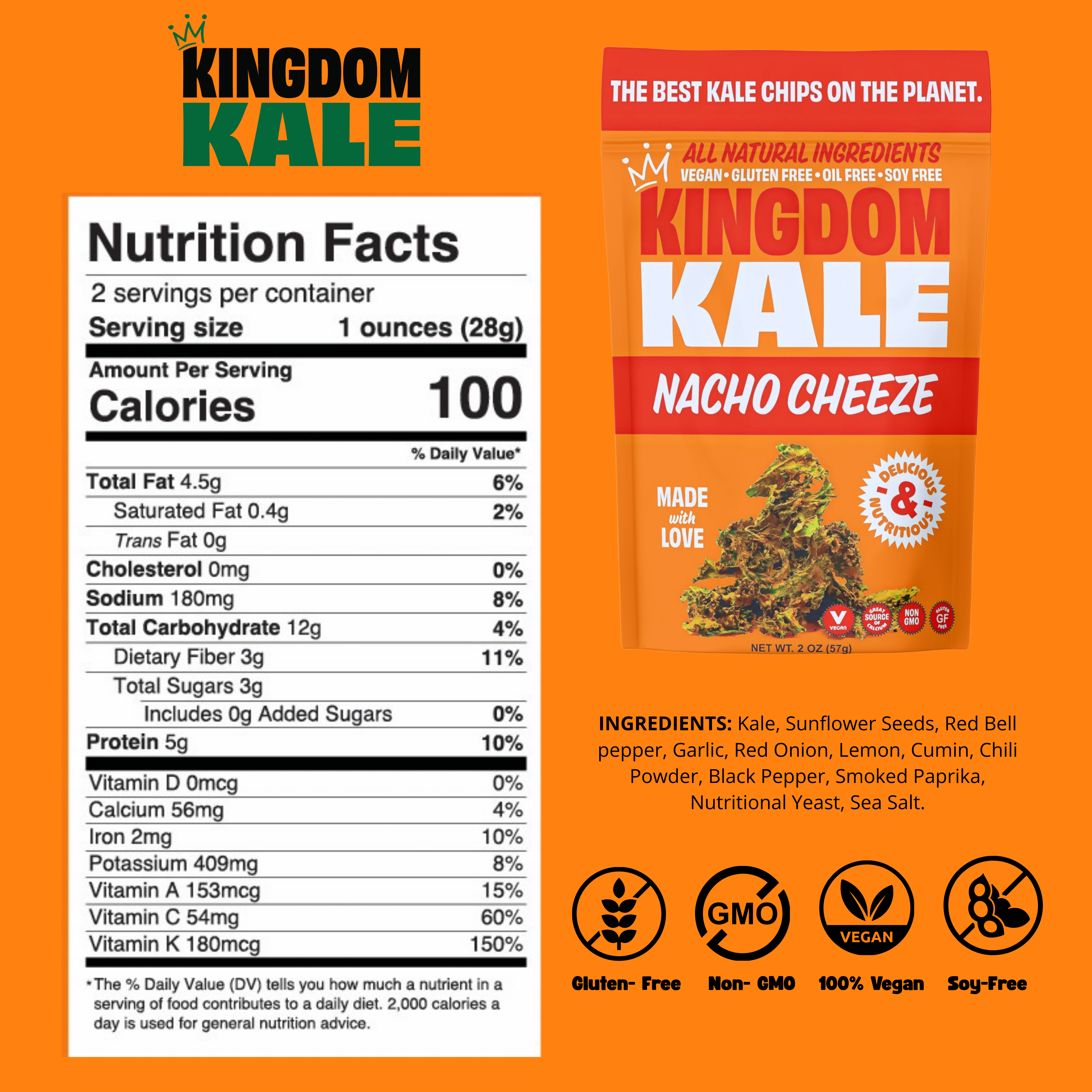 NACHO KALE CHIPS