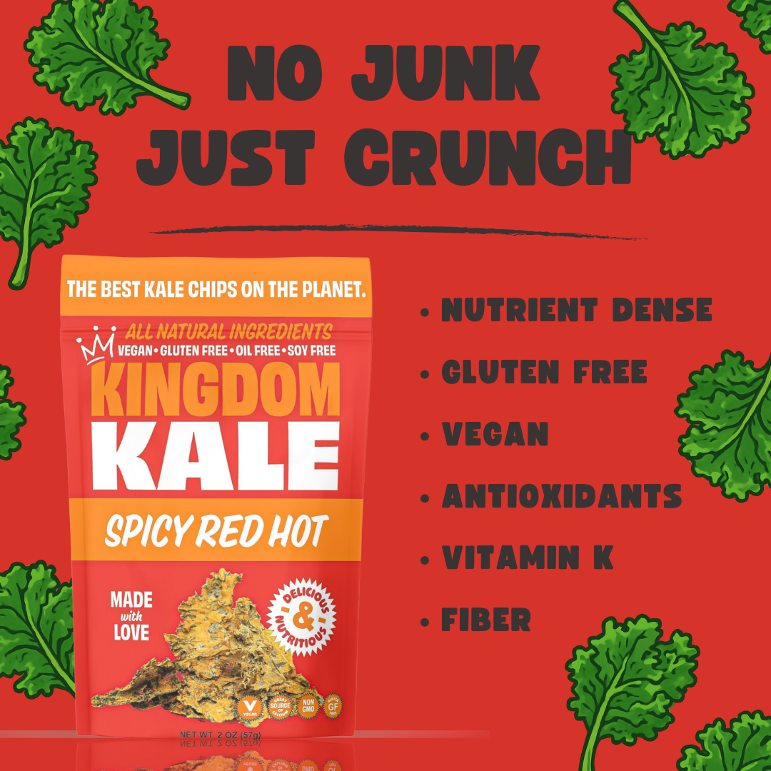 RED HOT KALE CHIPS