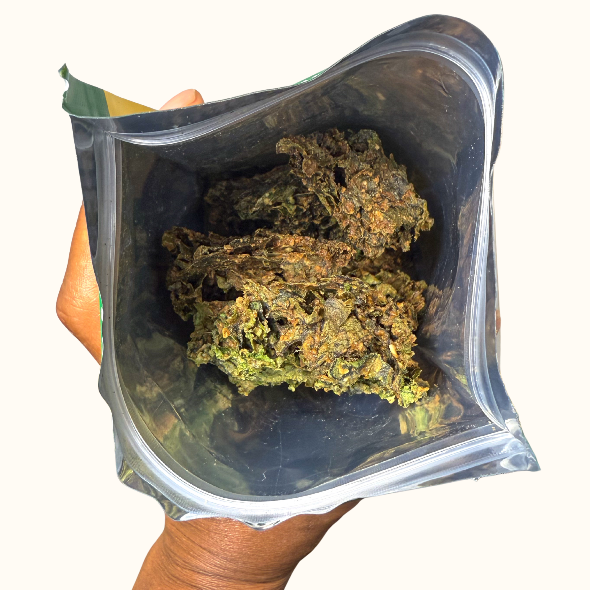 Ginger Date Kale Chips - Vegan, Gluten-Free, Non-GMO