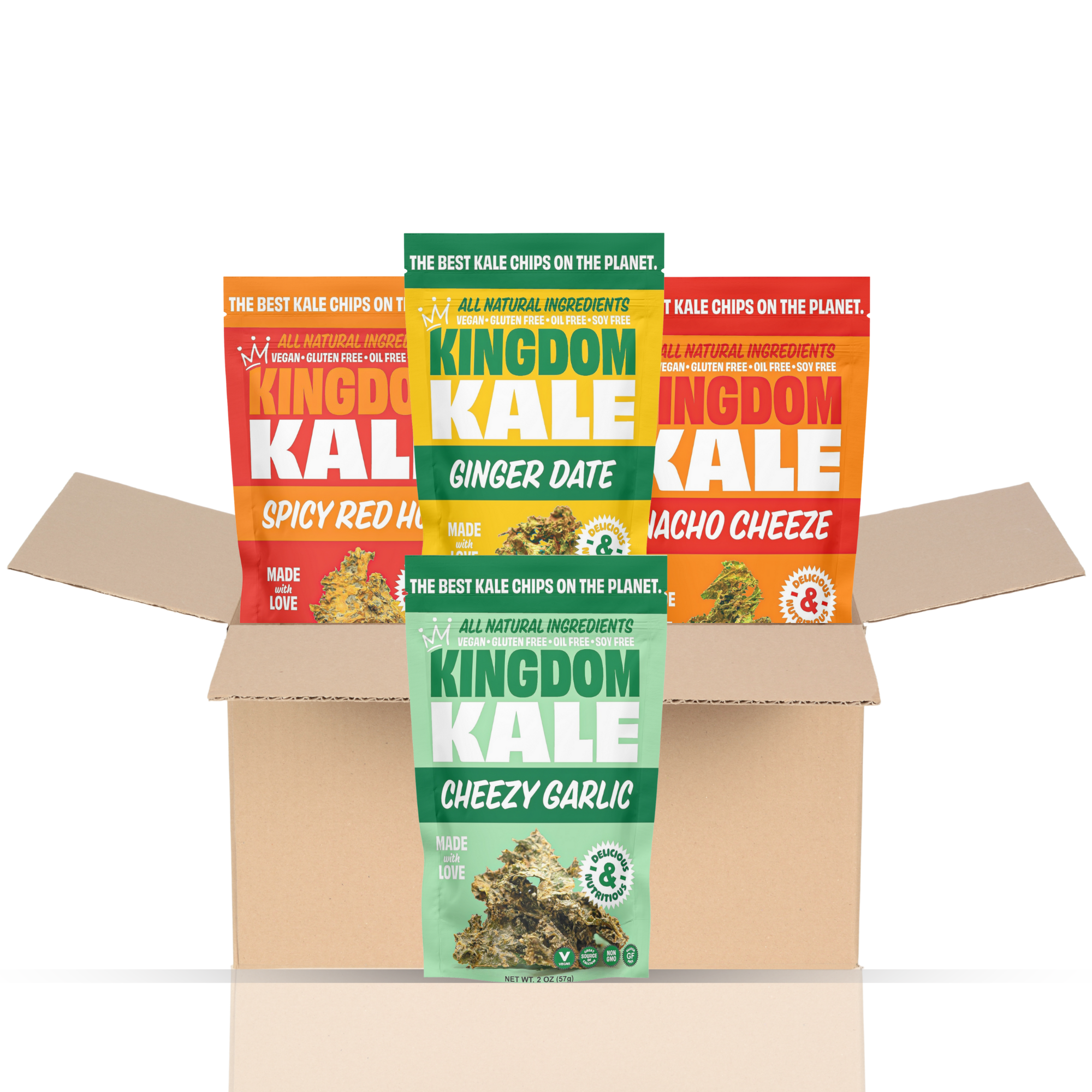 KINGDOM KALE VARIETY FLAVOR 4 PACK