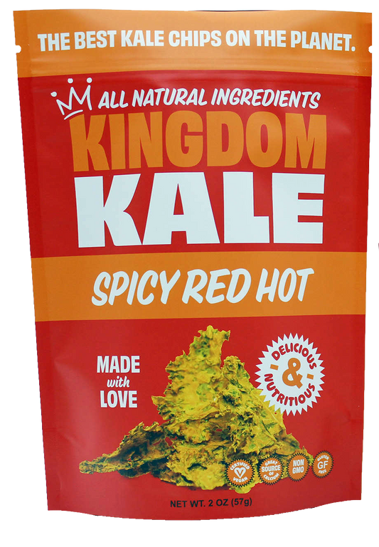 RED HOT KALE CHIPS